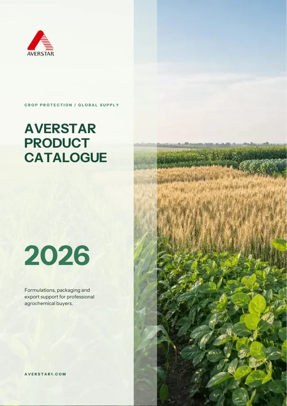 Cover of the Averstar Product Catalogue 2026